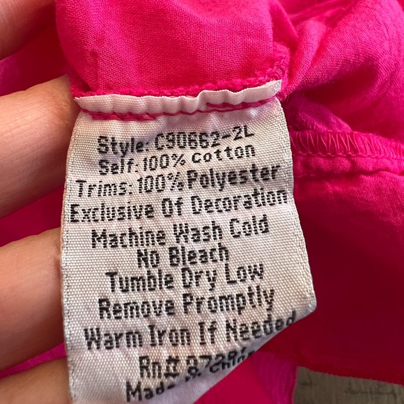 Johnny Was Embroidered V Neck Blouse - Large - Picture 6 of 6